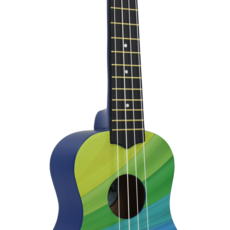 Amahi Amahi Wavy Rainbow Ukulele, Soprano
