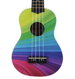 Amahi Amahi Wavy Rainbow Ukulele, Soprano