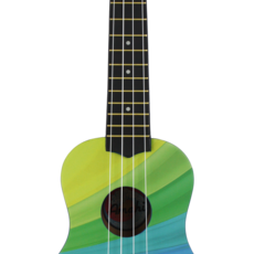 Amahi Amahi Wavy Rainbow Ukulele, Soprano