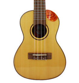 Amahi Amahi Concert Ukulele with Solid Spruce Top, Scallop Cutaway
