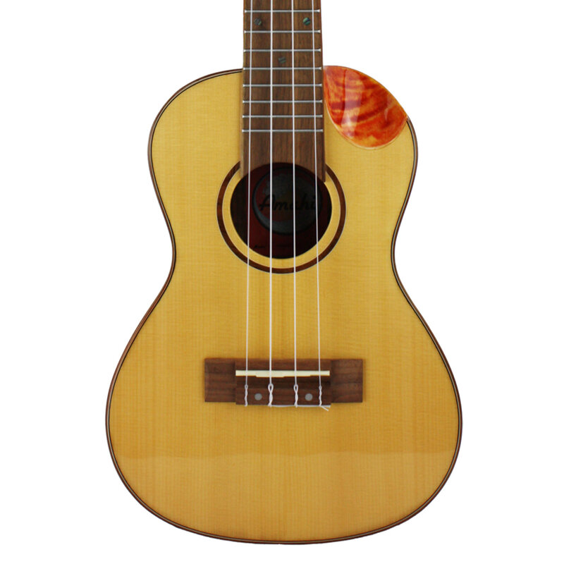 Amahi Amahi Concert Ukulele with Solid Spruce Top, Scallop Cutaway