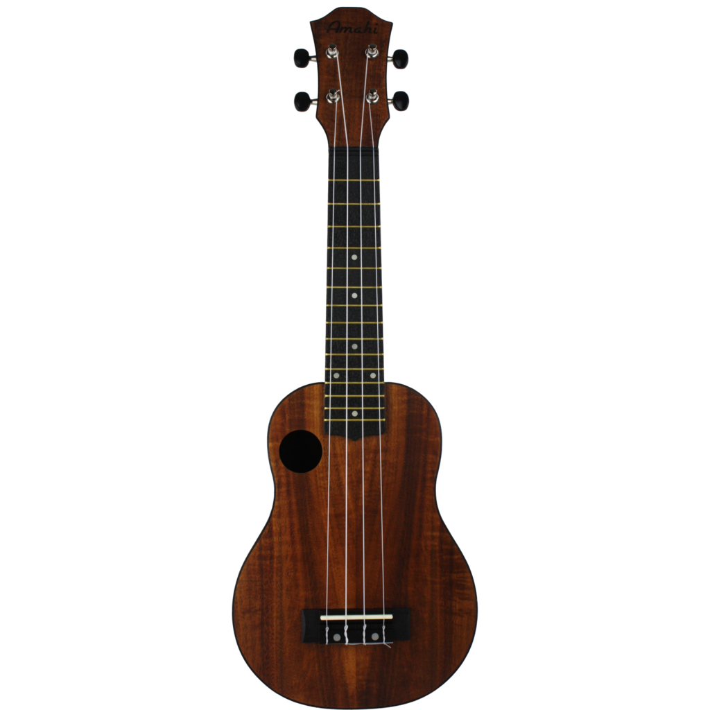Amahi Amahi Koa Top Soprano Ukulele with ABS Back & Sides