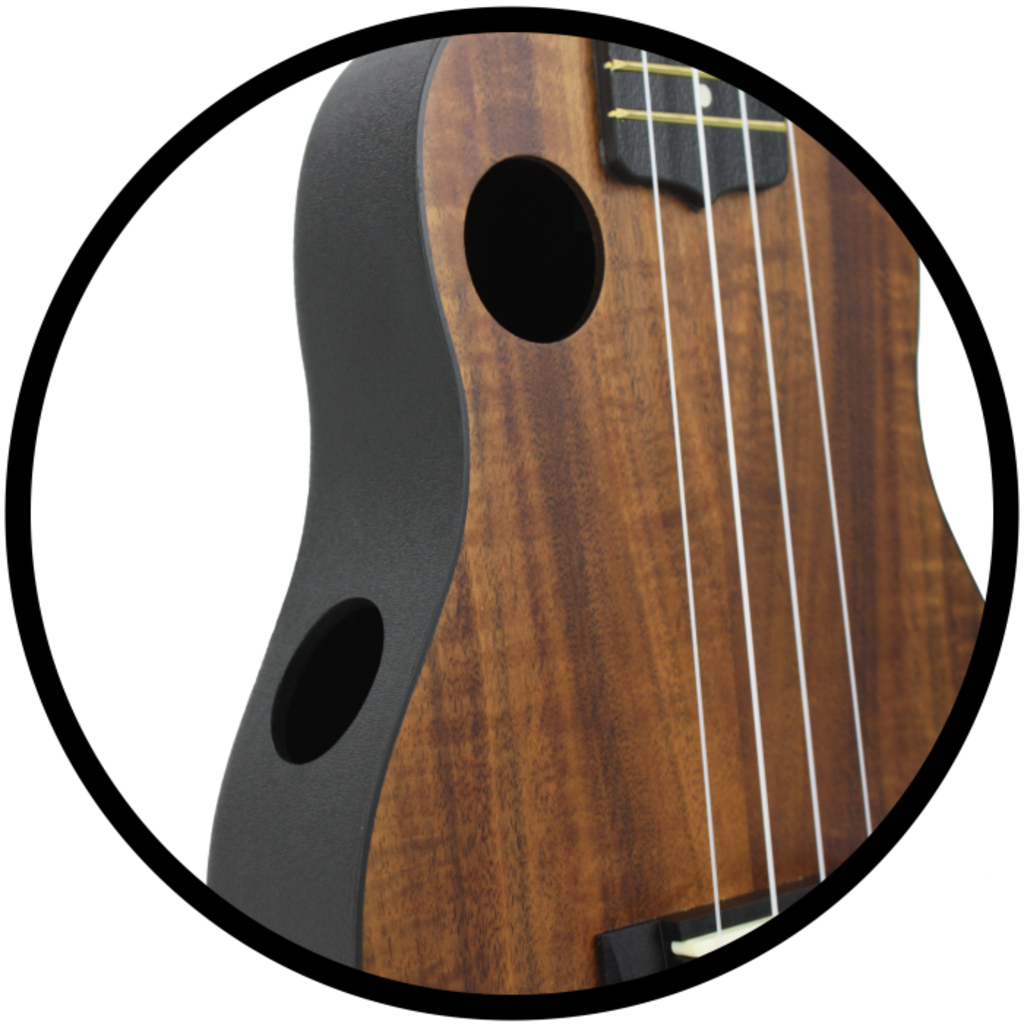 Amahi Amahi Koa Top Soprano Ukulele with ABS Back & Sides