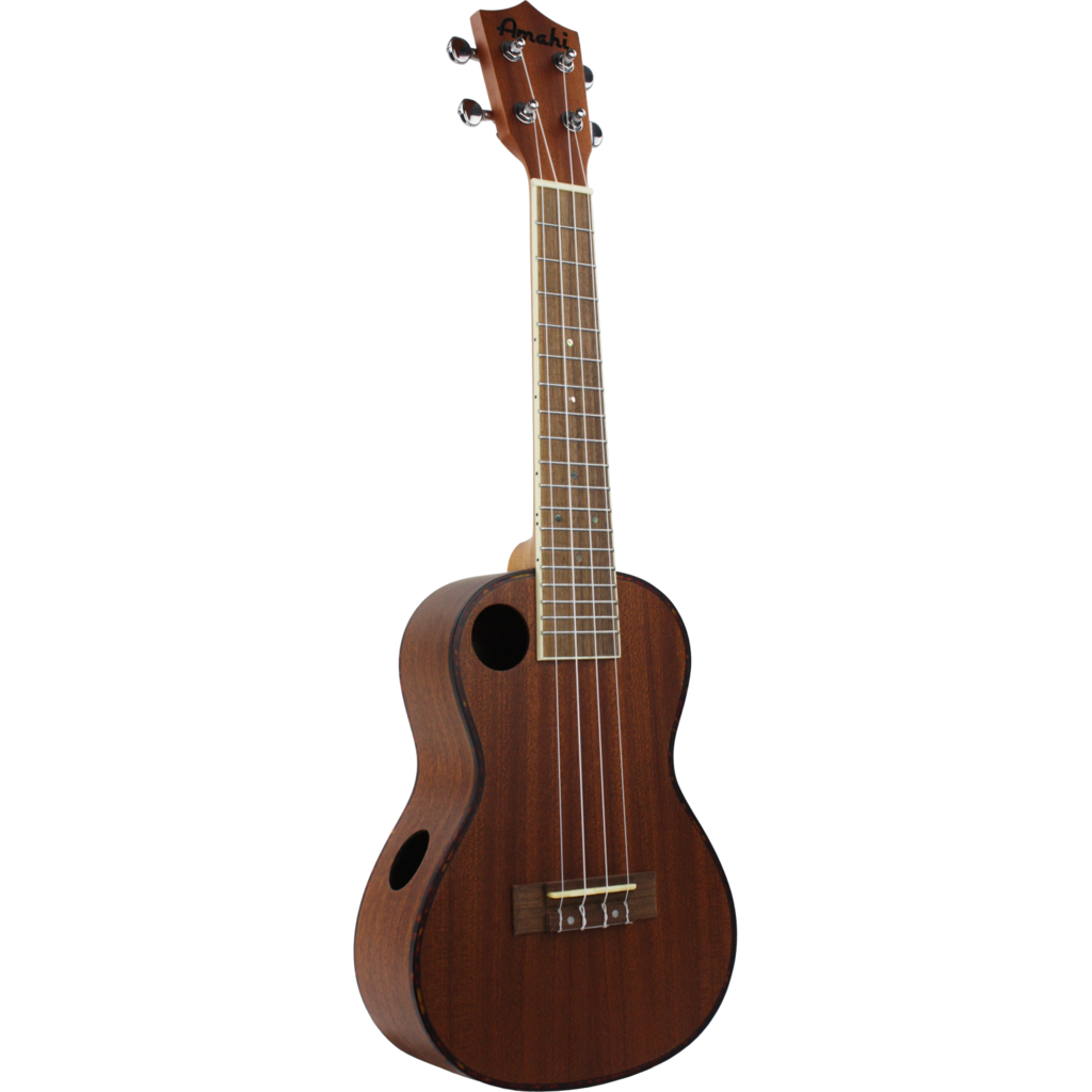 Amahi Amahi Forte Mahogany Concert Ukulele with Offset & Side Sound Hole
