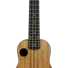 Amahi Amahi Spalted Maple Top Soprano Ukulele with ABS Plastic Back & Sides