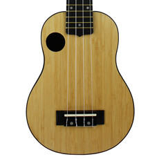 Amahi Amahi Bamboo Top Soprano Ukulele with ABS Plastic Back & Sides