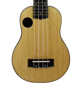 Amahi Amahi Bamboo Top Soprano Ukulele with ABS Plastic Back & Sides