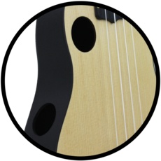 Amahi Amahi Spruce Top Soprano Ukulele with ABS Plastic Back & Sides