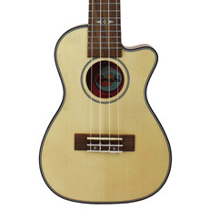 Amahi Amahi Concert Ukulele with Spruce Top, Mahogany Back & Sides, Thin Body, Cutaway