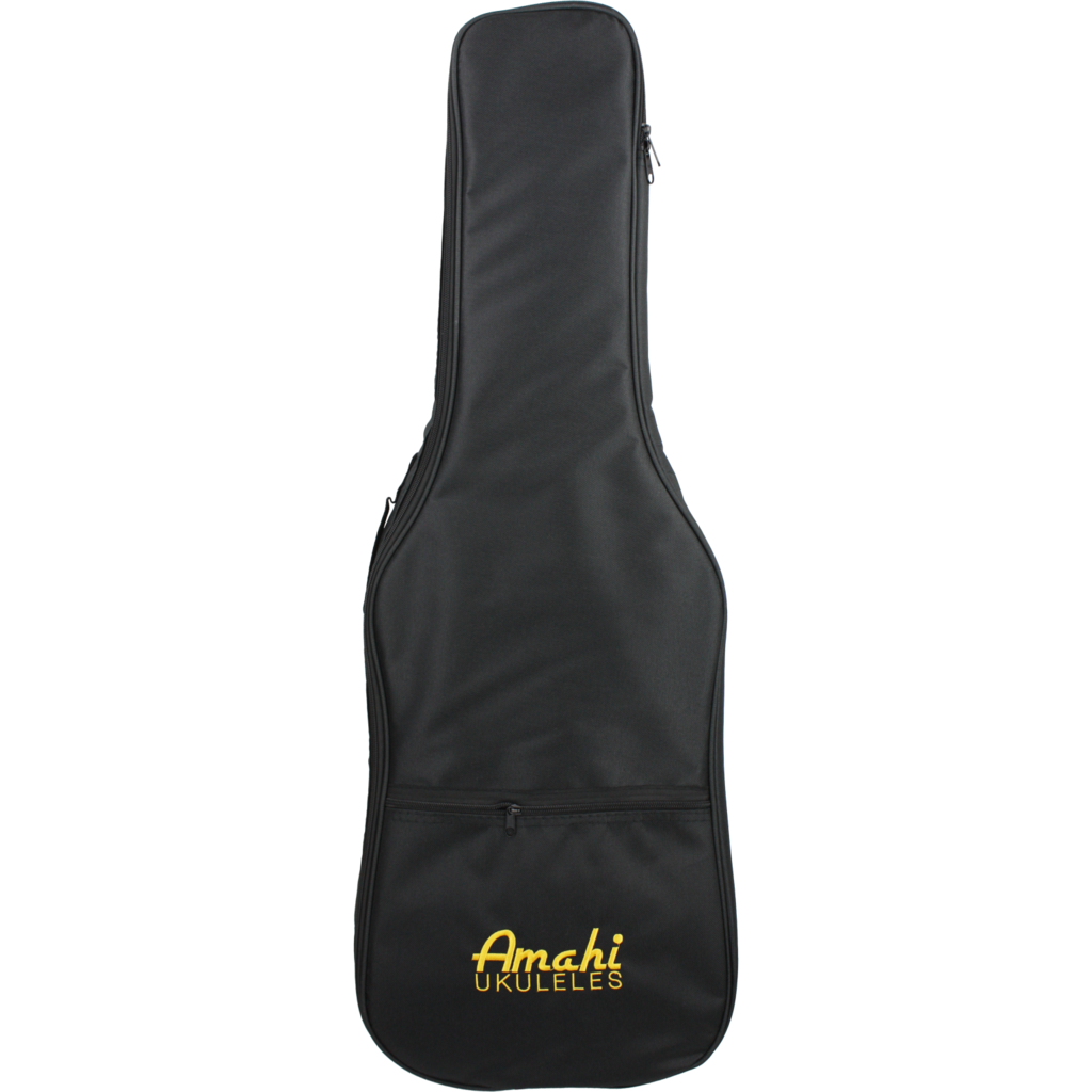 Amahi Amahi Mahogany Double Cutaway Ukulele Bass with Electronics