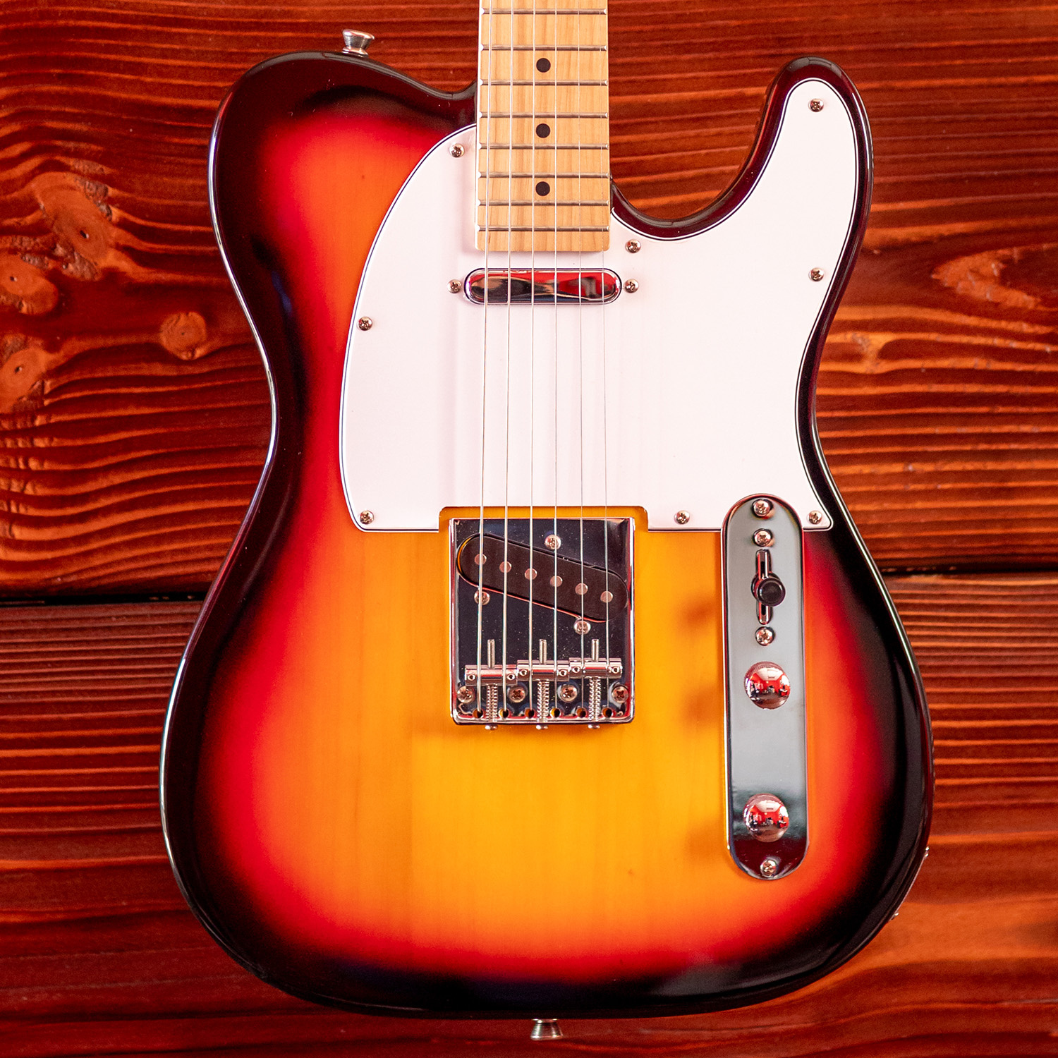 Aria Pro II TEG-002M Electric Guitar, 3-Tone Sunburst - Music