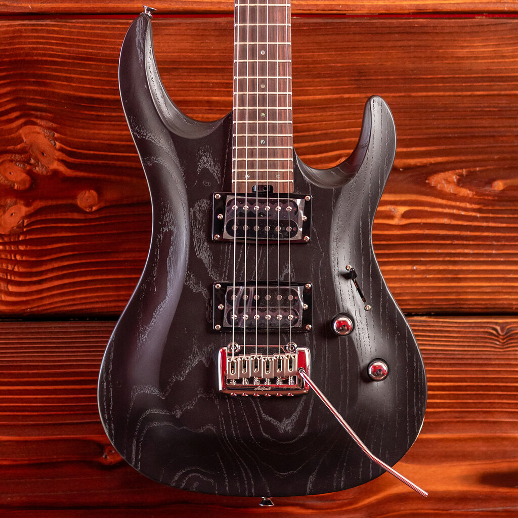 Aria Aria Pro II MAC DLX Electric Guitar, Black