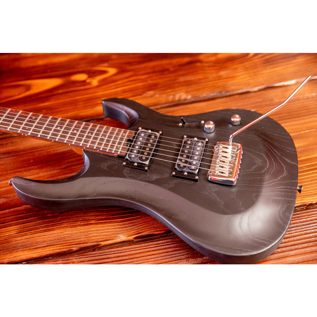 Aria Aria Pro II MAC DLX Electric Guitar, Black