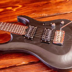 Aria Aria Pro II MAC DLX Electric Guitar, Black