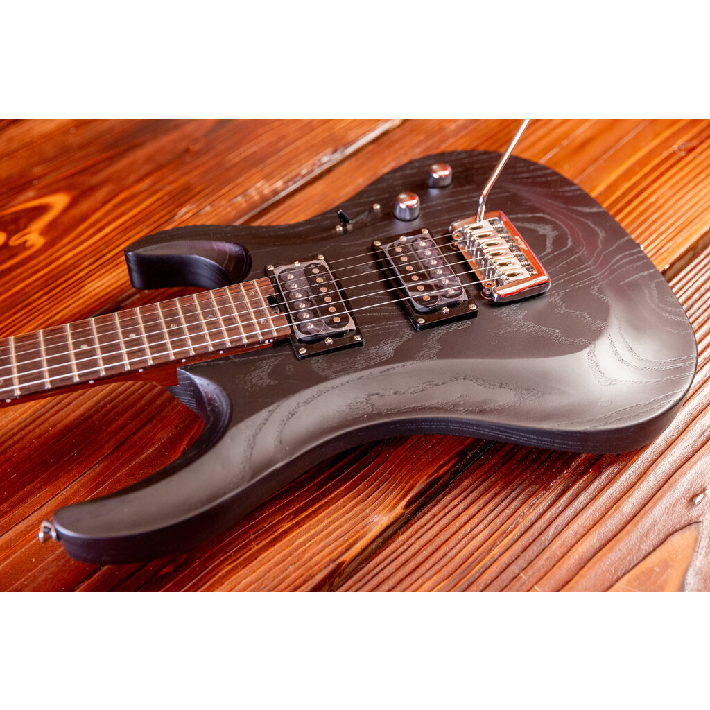 Aria Aria Pro II MAC DLX Electric Guitar, Black