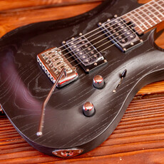 Aria Aria Pro II MAC DLX Electric Guitar, Black
