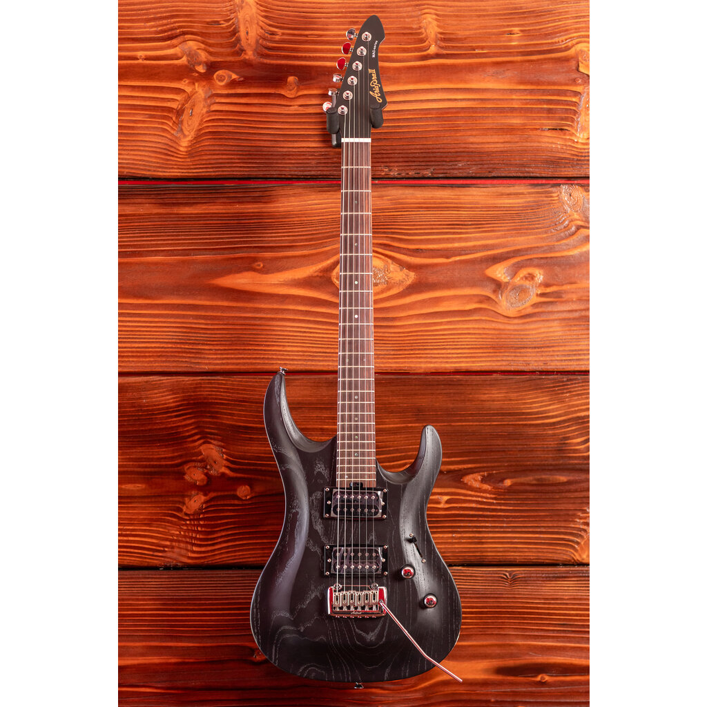 Aria Aria Pro II MAC DLX Electric Guitar, Black