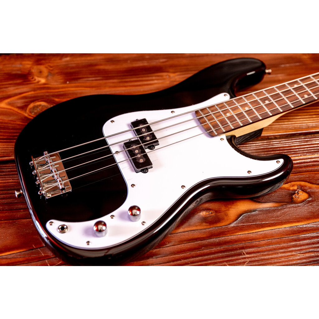 Aria ARIA Pro II STB-PB Electric Bass Guitar, Black