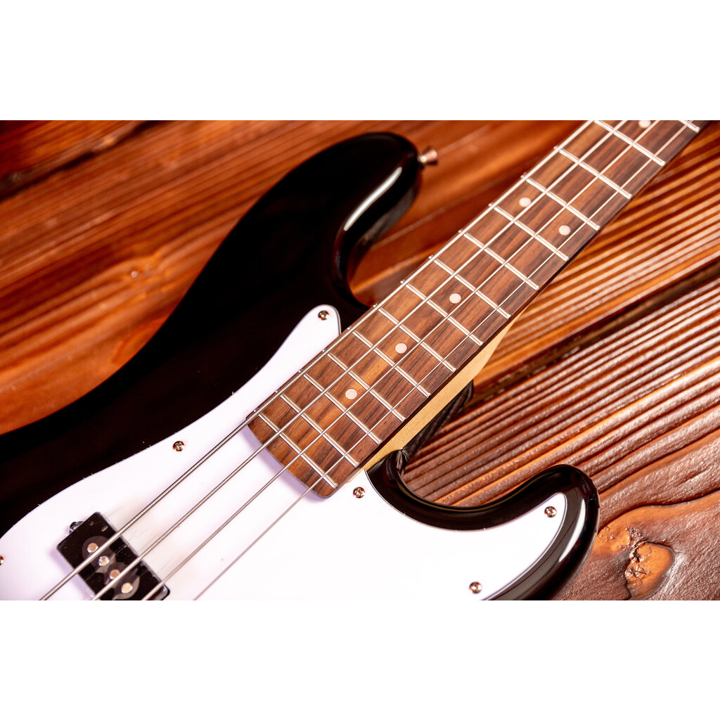 Aria ARIA Pro II STB-PB Electric Bass Guitar, Black