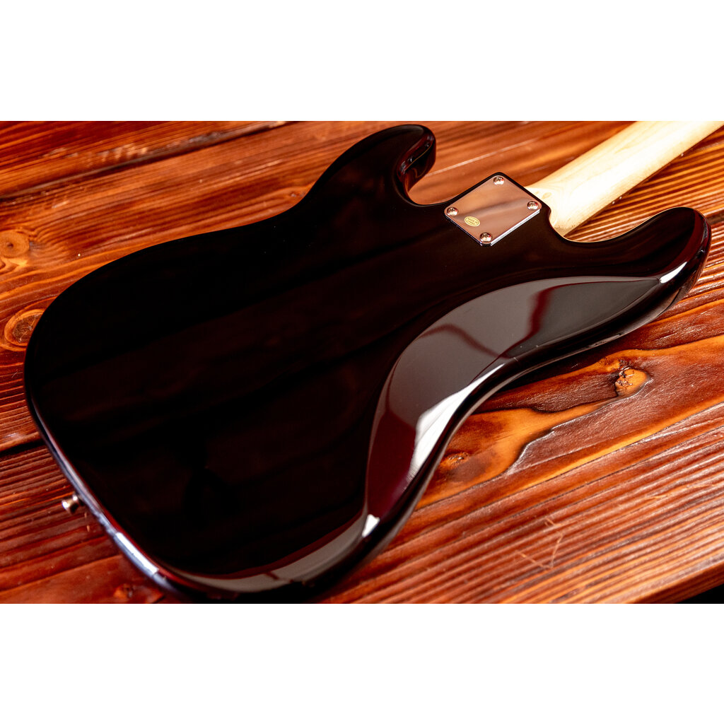 Aria ARIA Pro II STB-PB Electric Bass Guitar, Black