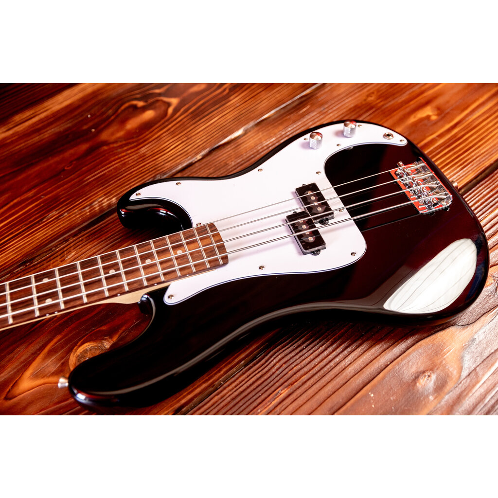Aria ARIA Pro II STB-PB Electric Bass Guitar, Black