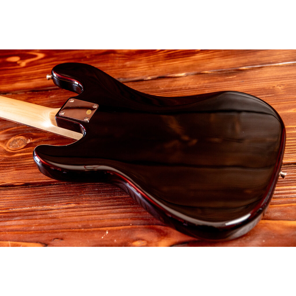 Aria ARIA Pro II STB-PB Electric Bass Guitar, Black