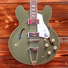 Epiphone Epiphone Casino Semi-Hollow Electric Guitar, Worn Olive Drab (In-Store Pickup Only) Epiphone Epiphone Casino Semi-Hollow Electric Guitar, Worn Olive Drab (In-Store Pickup Only)