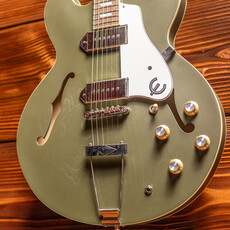 Epiphone Epiphone Casino Semi-Hollow Electric Guitar, Worn Olive Drab (In-Store Pickup Only) Epiphone Epiphone Casino Semi-Hollow Electric Guitar, Worn Olive Drab (In-Store Pickup Only)