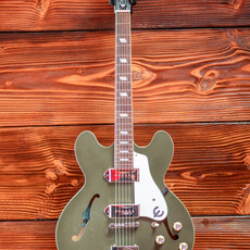 Epiphone Epiphone Casino Semi-Hollow Electric Guitar, Worn Olive Drab (In-Store Pickup Only) Epiphone Epiphone Casino Semi-Hollow Electric Guitar, Worn Olive Drab (In-Store Pickup Only)