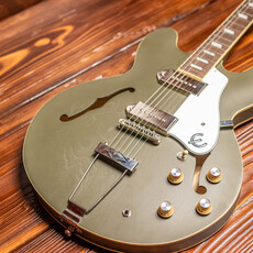 Epiphone Epiphone Casino Semi-Hollow Electric Guitar, Worn Olive Drab (In-Store Pickup Only) Epiphone Epiphone Casino Semi-Hollow Electric Guitar, Worn Olive Drab (In-Store Pickup Only)