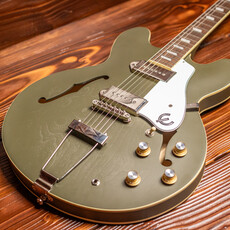 Epiphone Epiphone Casino Semi-Hollow Electric Guitar, Worn Olive Drab (In-Store Pickup Only) Epiphone Epiphone Casino Semi-Hollow Electric Guitar, Worn Olive Drab (In-Store Pickup Only)