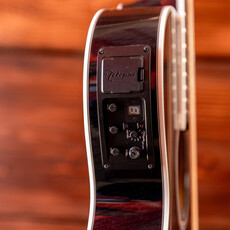 Takamine Takamine TSP158C-12 SBL Thinline Acoustic/Electric Guitar [12-String, Semi-Hard Case Included] See-Thru Black Gloss Finish