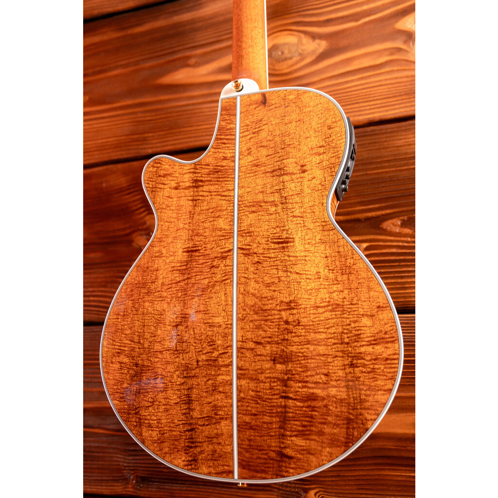 Takamine Takamine TSP178ACK N Thinline Acoustic/Electric Guitar [Semi-Hard Case Included] Koa Natural Gloss
