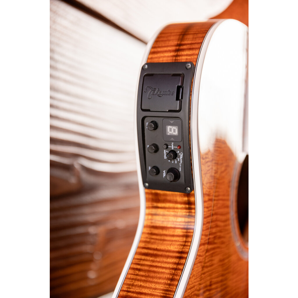 Takamine Takamine TSP178ACK N Thinline Acoustic/Electric Guitar [Semi-Hard Case Included] Koa Natural Gloss
