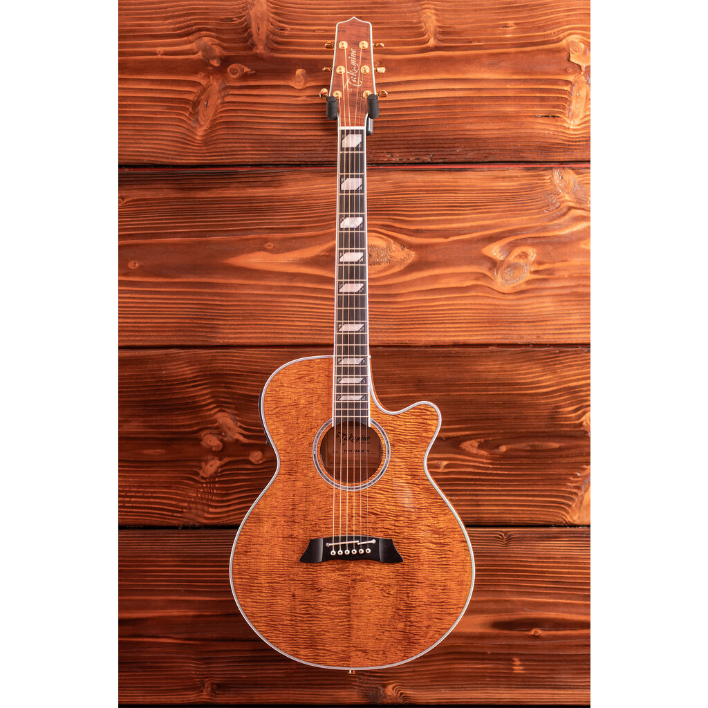 Takamine Takamine TSP178ACK N Thinline Acoustic/Electric Guitar [Semi-Hard Case Included] Koa Natural Gloss