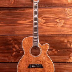 Takamine Takamine TSP178ACK N Thinline Acoustic/Electric Guitar [Semi-Hard Case Included] Koa Natural Gloss