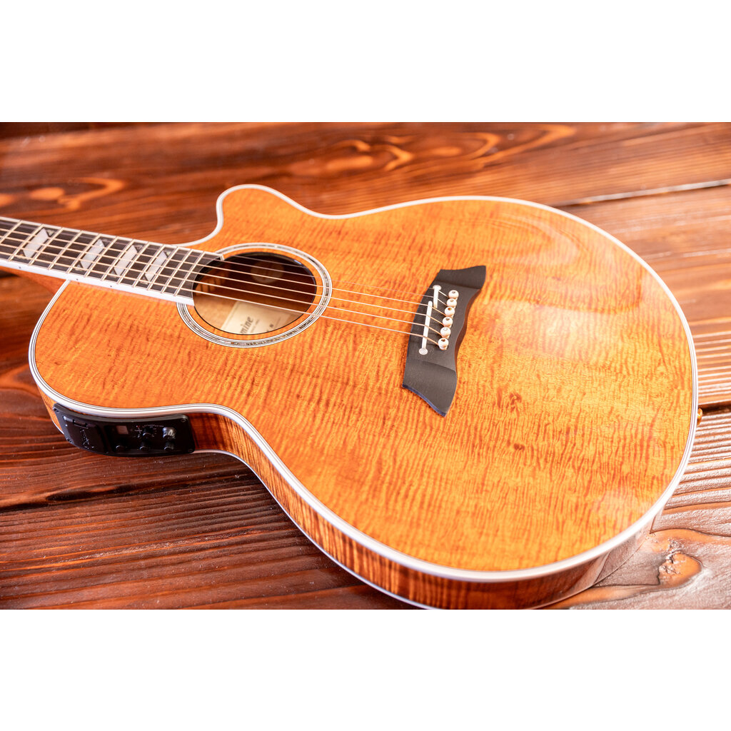 Takamine Takamine TSP178ACK N Thinline Acoustic/Electric Guitar [Semi-Hard Case Included] Koa Natural Gloss