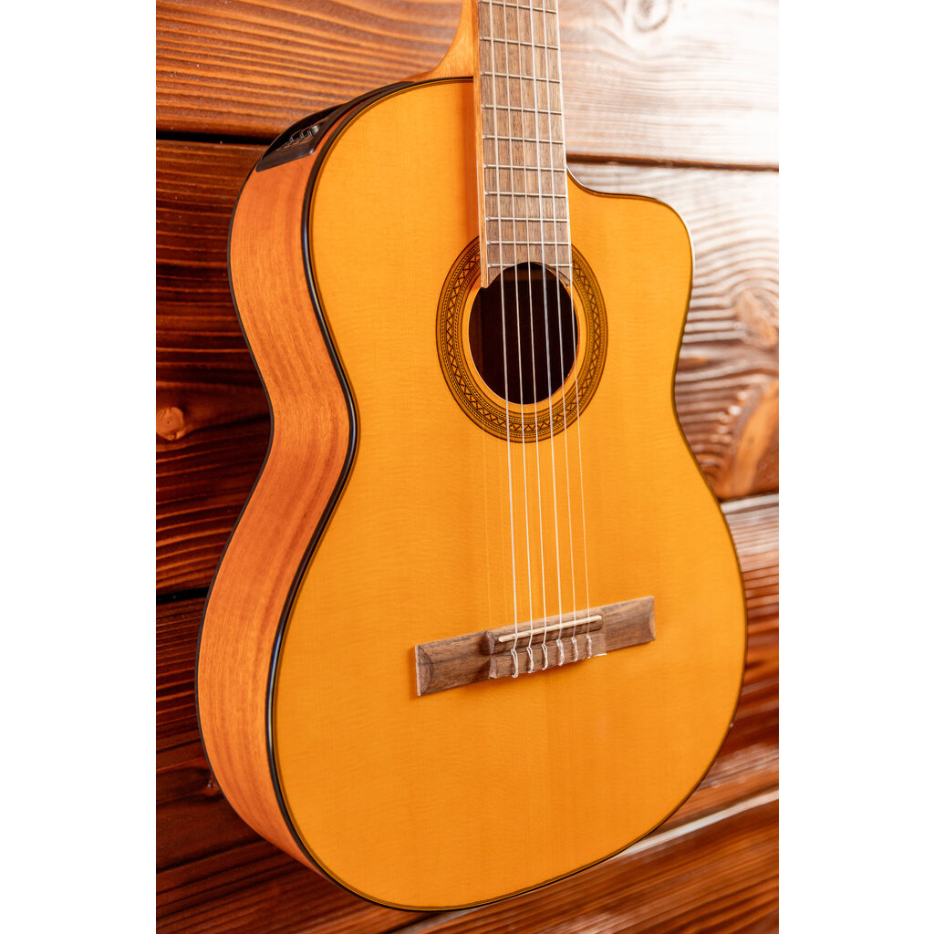 Takamine Takamine GC1CE Classical/Electric Guitar with Cutaway, Natural