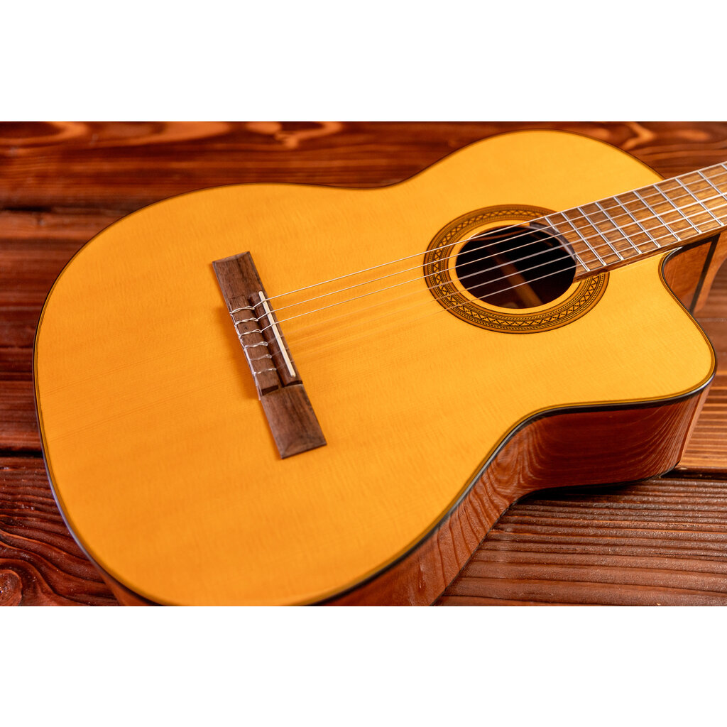 Takamine Takamine GC1CE Classical/Electric Guitar with Cutaway, Natural