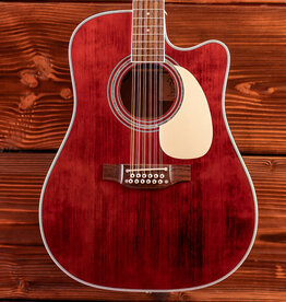 Takamine Takamine JJ325SRC-12 John Jorgenson Model [12-String, Case Included] Gloss Red Stain