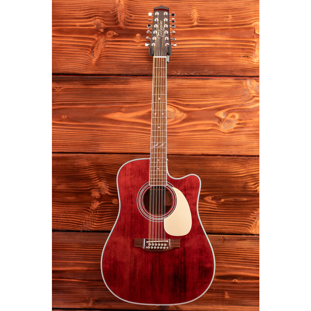 Takamine Takamine JJ325SRC-12 John Jorgenson Model [12-String, Case Included] Gloss Red Stain