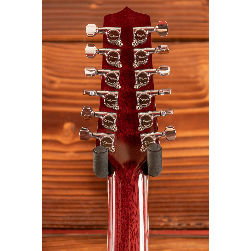 Takamine Takamine JJ325SRC-12 John Jorgenson Model [12-String, Case Included] Gloss Red Stain