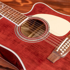 Takamine Takamine JJ325SRC-12 John Jorgenson Model [12-String, Case Included] Gloss Red Stain
