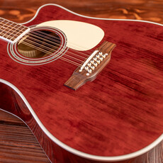 Takamine Takamine JJ325SRC-12 John Jorgenson Model [12-String, Case Included] Gloss Red Stain