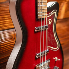 Danelectro Danelectro '56 Baritone Electric Guitar, Red Burst