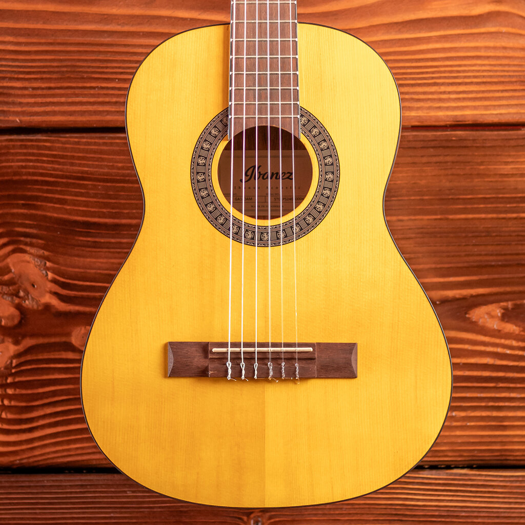 Ibanez Ibanez GA1 Classical Guitar, Open Pore Amber (1/2 Scale)