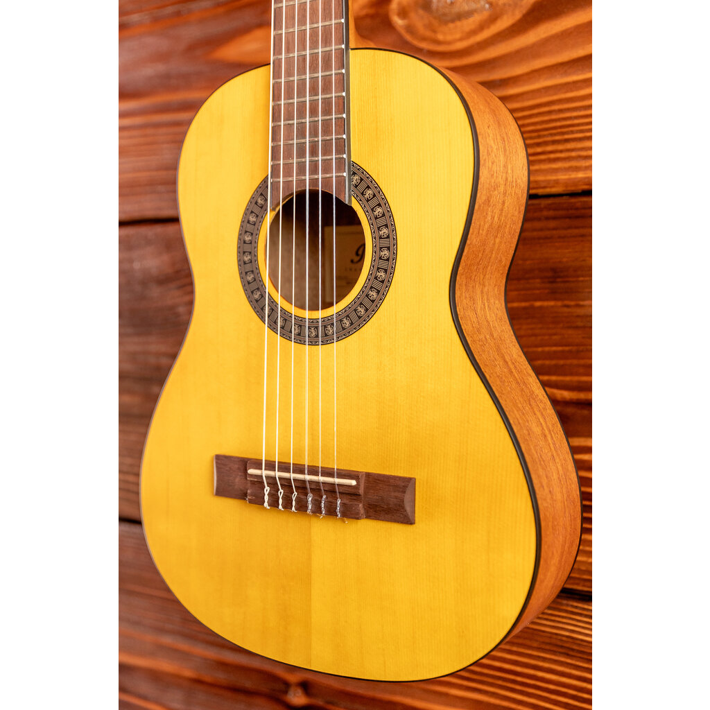 Ibanez Ibanez GA1 Classical Guitar, Open Pore Amber (1/2 Scale)