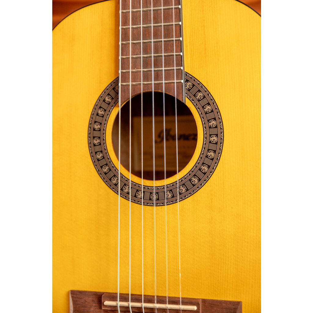 Ibanez Ibanez GA1 Classical Guitar, Open Pore Amber (1/2 Scale)
