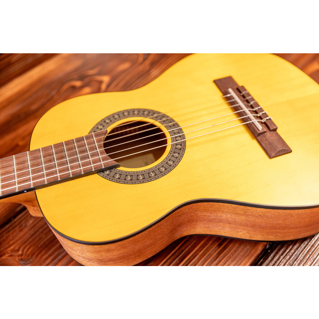 Ibanez Ibanez GA1 Classical Guitar, Open Pore Amber (1/2 Scale)