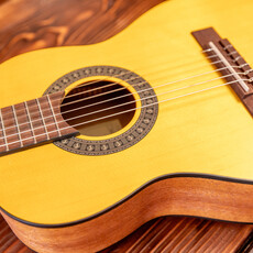 Ibanez Ibanez GA1 Classical Guitar, Open Pore Amber (1/2 Scale)